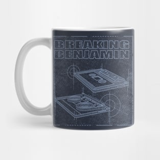 Breaking Benjamin Technical Drawing Mug